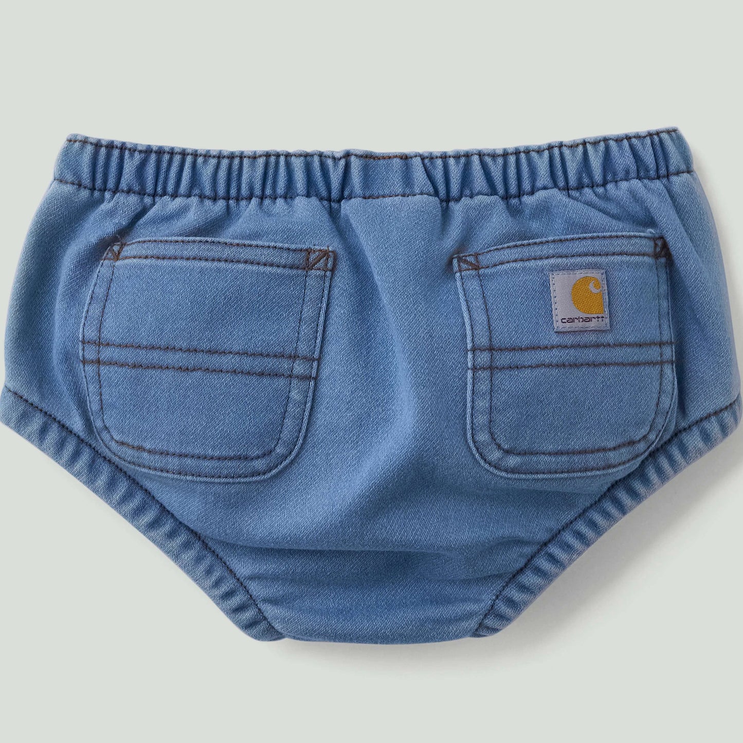 Kids' Elastic Waistband Rugged Flex™ Denim Diaper Cover (Baby)