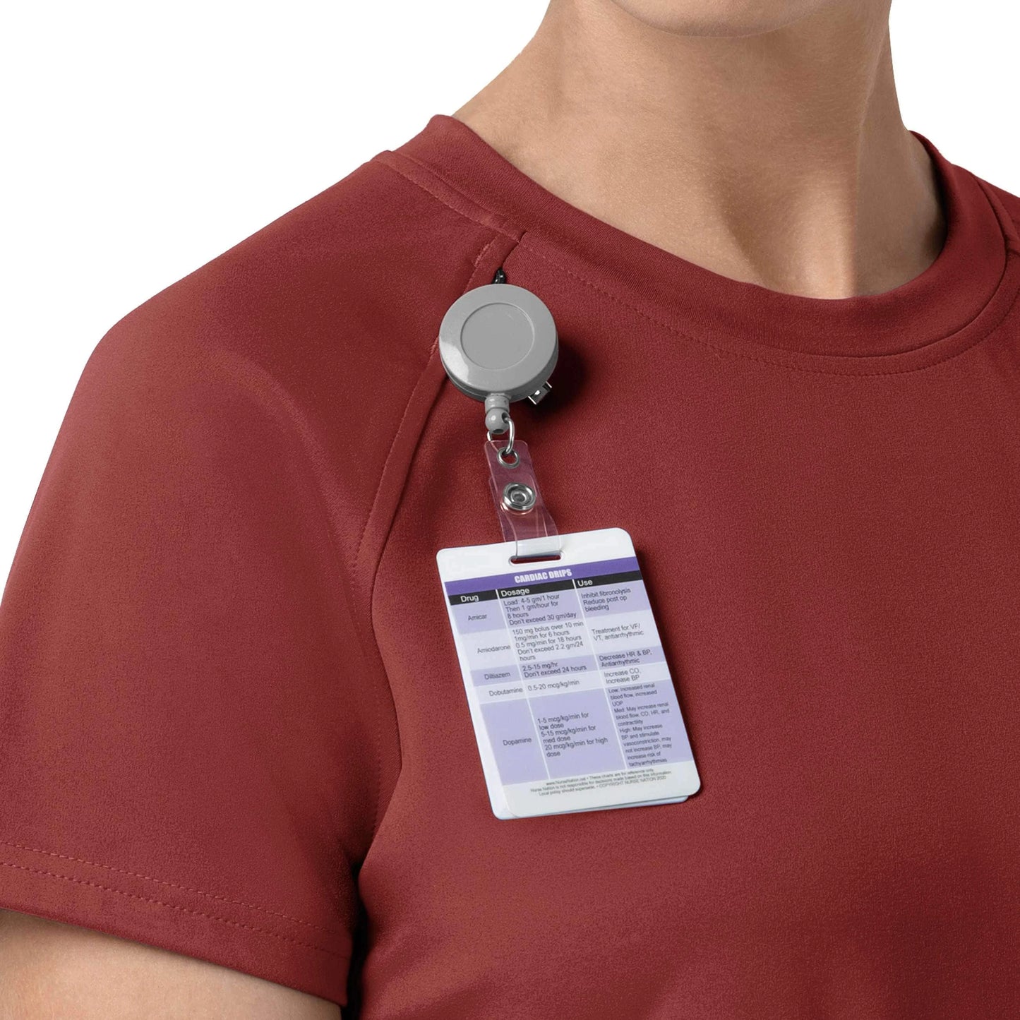 Women's Force Cross-Flex Knit Crew Neck Scrub Top