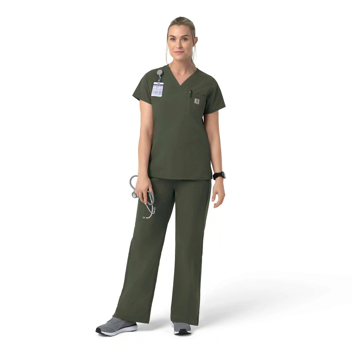 Rugged Flex FLD Women's Ripstop Bootcut Cargo Scrub Pant