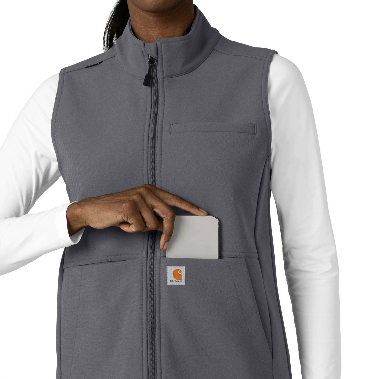 Women's Rugged Flex® Bonded Fleece Scrub Vest