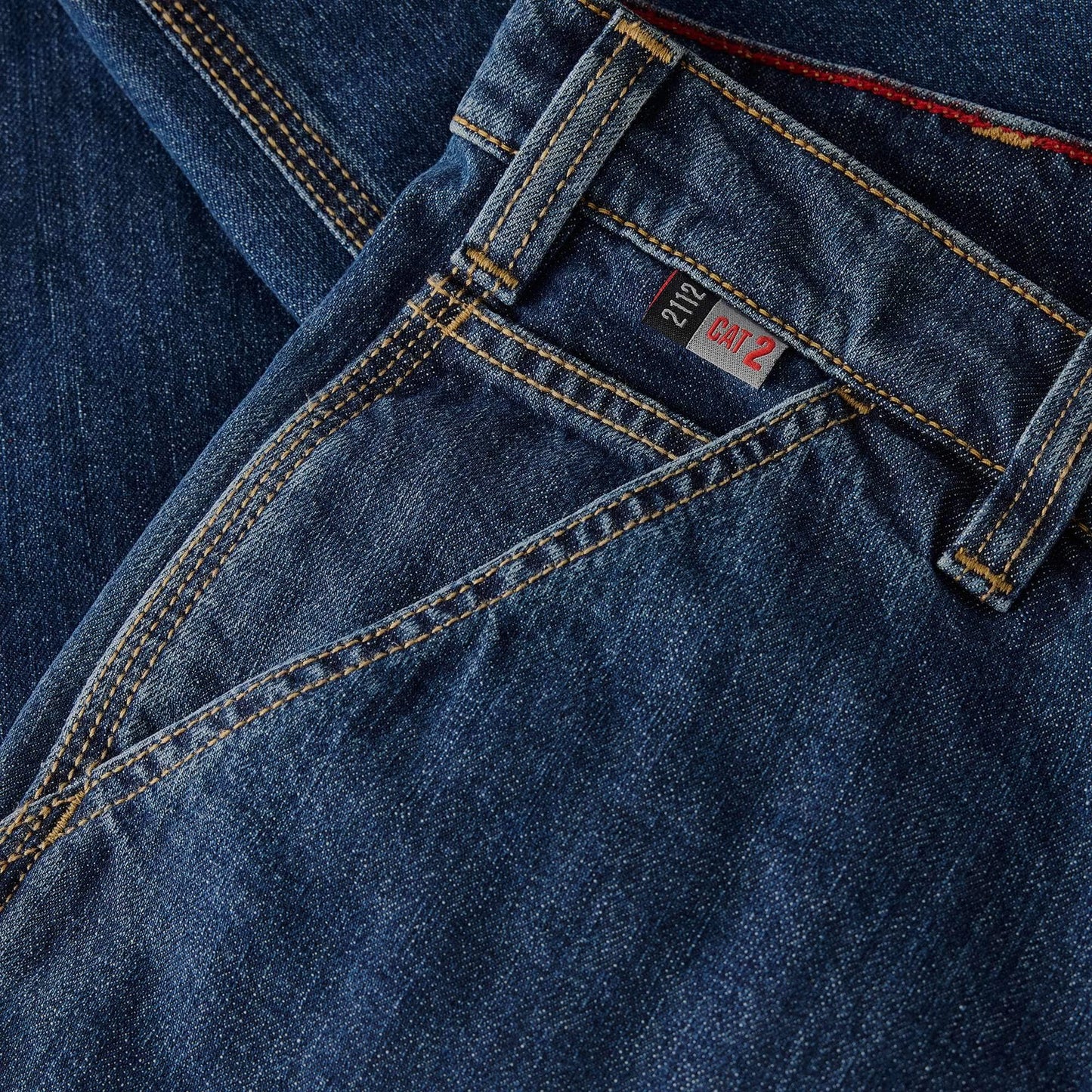 FR Loose Straight Denim Dungaree