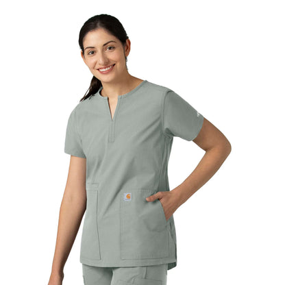 Women's Force Essentials Notch Neck Tunic Scrub Top
