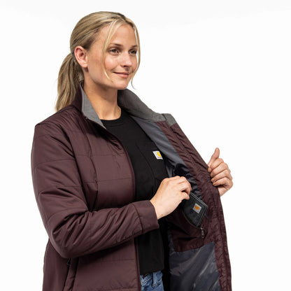 Women's Lightweight Puffer Jacket - Relaxed Fit - Insulated - 2 Warmer Rating