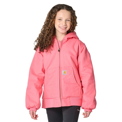 Girls' Canvas Insulated Hooded Active Jac (Youth)