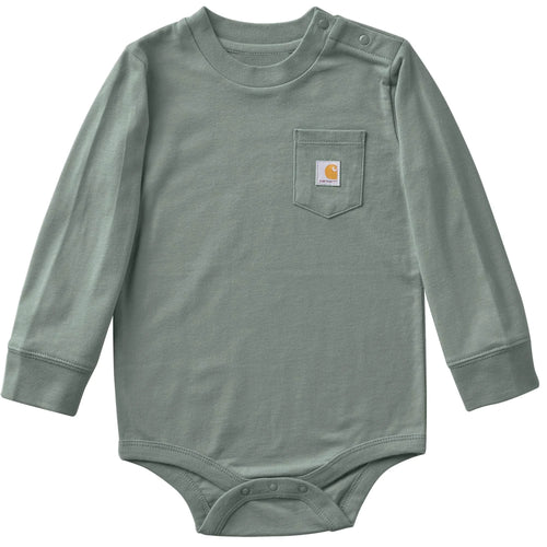 Kids' Long Sleeve Pocket Bodysuit (Baby)