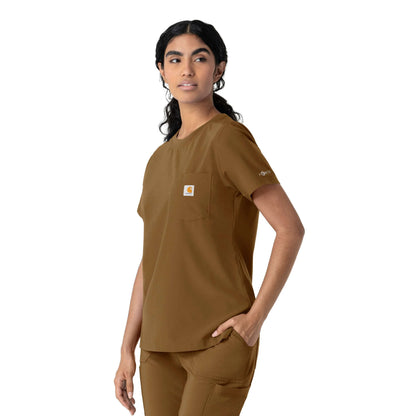 Women's Force Cross-Flex Crew Neck Scrub Top