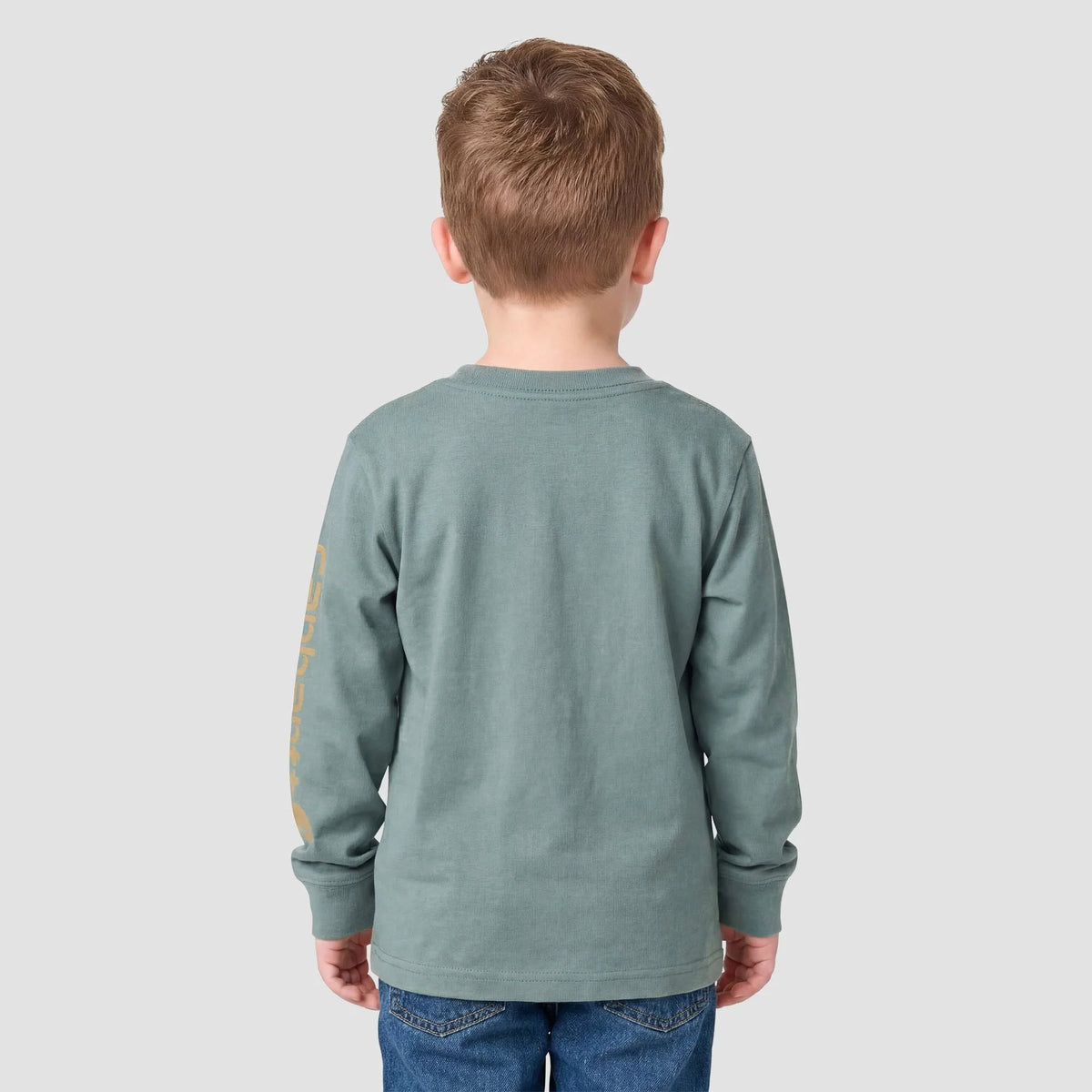 Boys' Long Sleeve Pocket Logo T-Shirt (Toddler/Child/Youth)