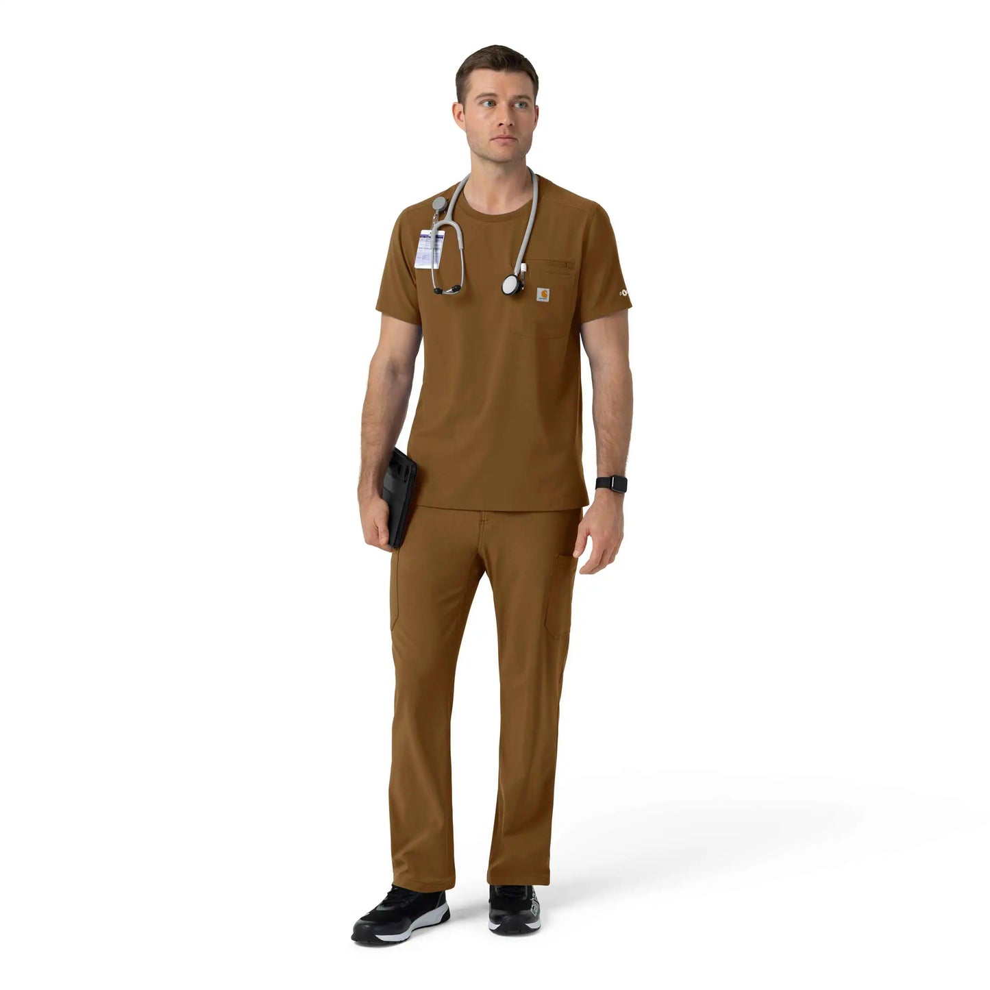 Force Cross-Flex Crew Neck Scrub Top