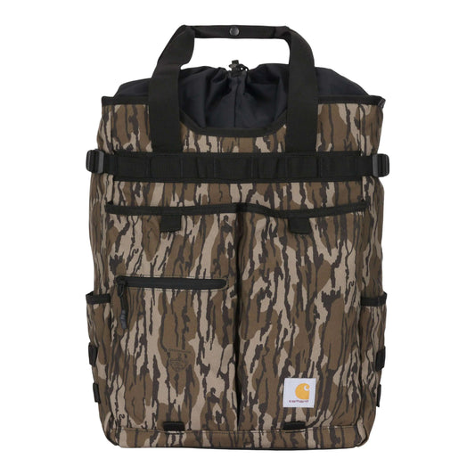 28L Nylon Cinch-Top Convertible Tote Backpack