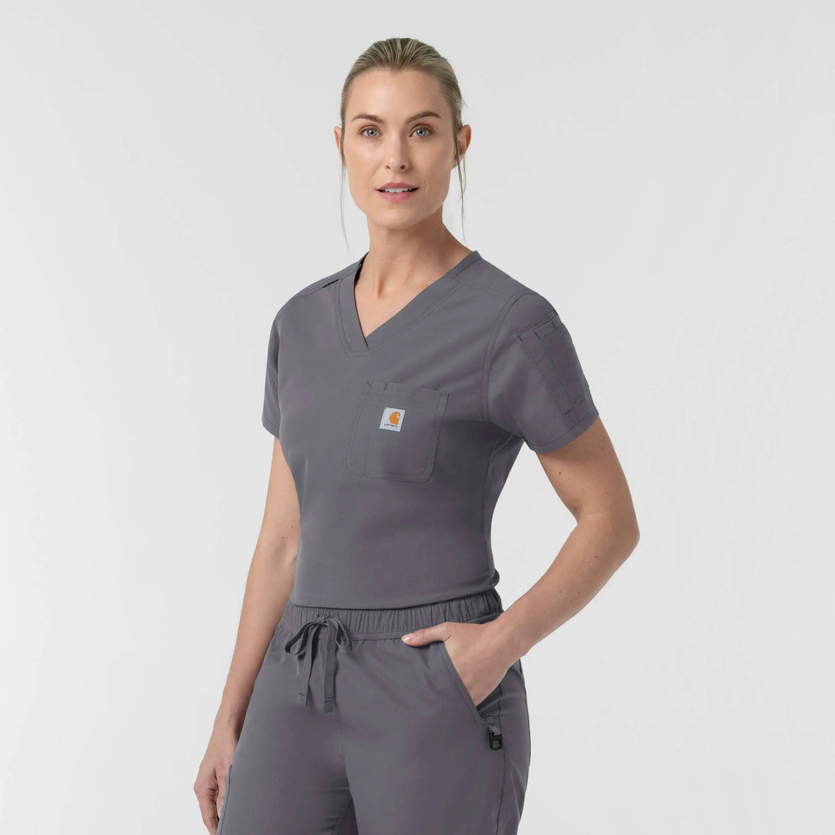 Women's Rugged Flex FLD Tuck-in Scrub Top