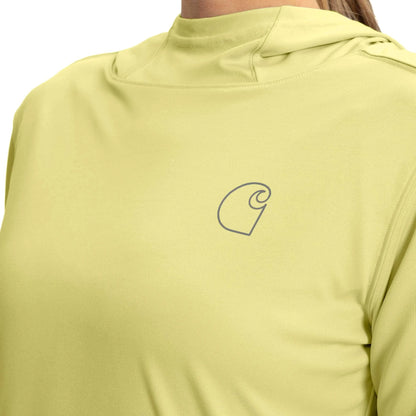 Women's Force Sun Defender™ Relaxed LS Logo Hoodie