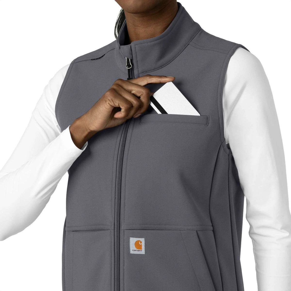 Women's Rugged Flex® Bonded Fleece Scrub Vest