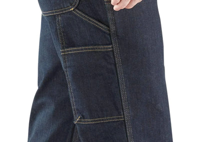 Relaxed Straight Rugged Flex™ Double-Front Denim Dungaree