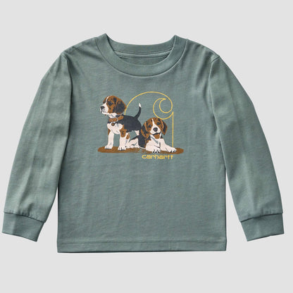 Boys' Long Sleeve Puppy T-Shirt (Toddler)