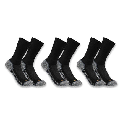 Carhartt Force® Midweight Crew Sock 3-Pack