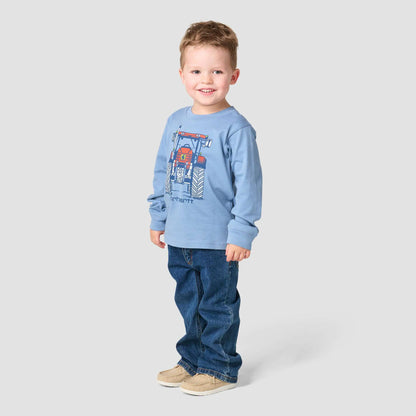 Boys' Long Sleeve Tractor T-Shirt (Toddler/Child)