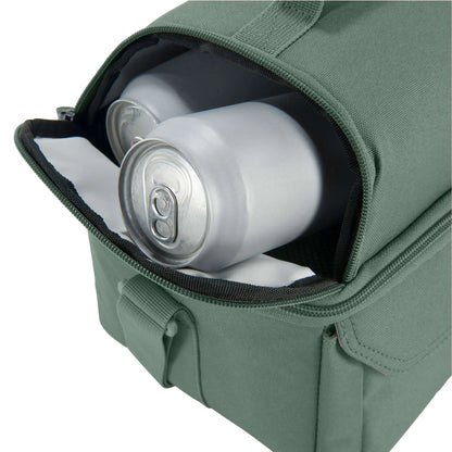 Insulated 12 Can Two Compartment Lunch Cooler