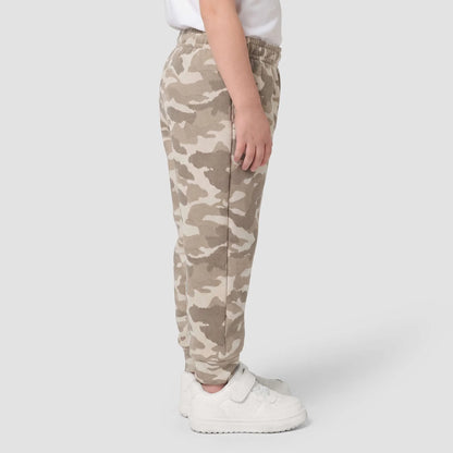 Boys' Elastic Waistband Fleece Printed Camo Sweatpant (Baby/Toddler)