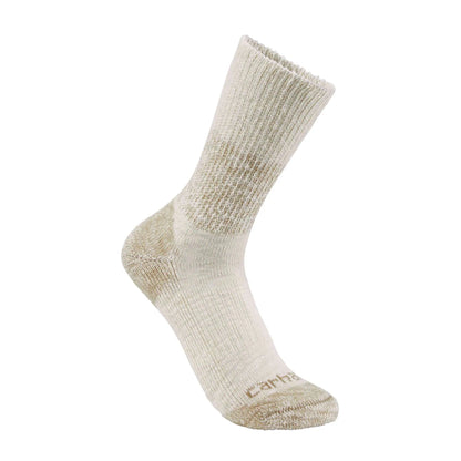 Women's Midweight Cotton Blend Crew Sock 2-Pack