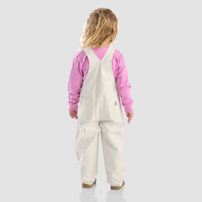 Girls' Canvas Ruffle Front Overall (Baby/Toddler)