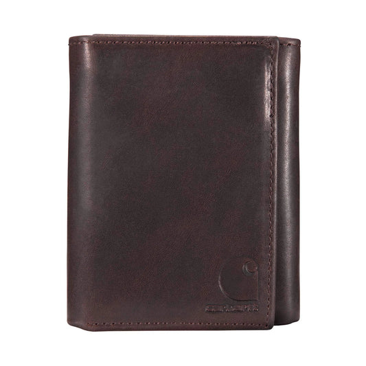 Oil Tan Leather Trifold Wallet