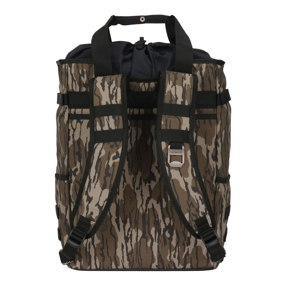 28L Nylon Cinch-Top Convertible Tote Backpack