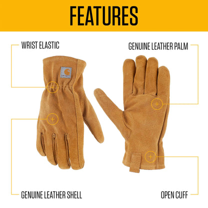 Leather Open Cuff Glove