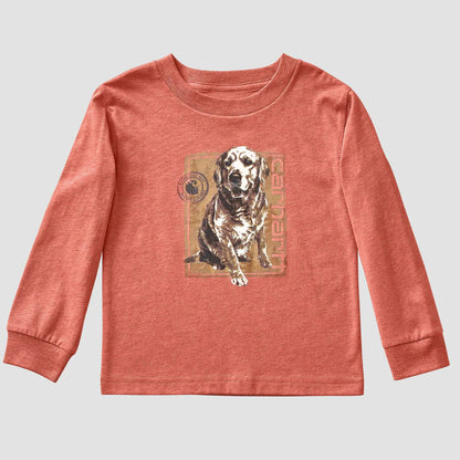 Boys' Long Sleeve Dog Shirt (Toddler/Child)