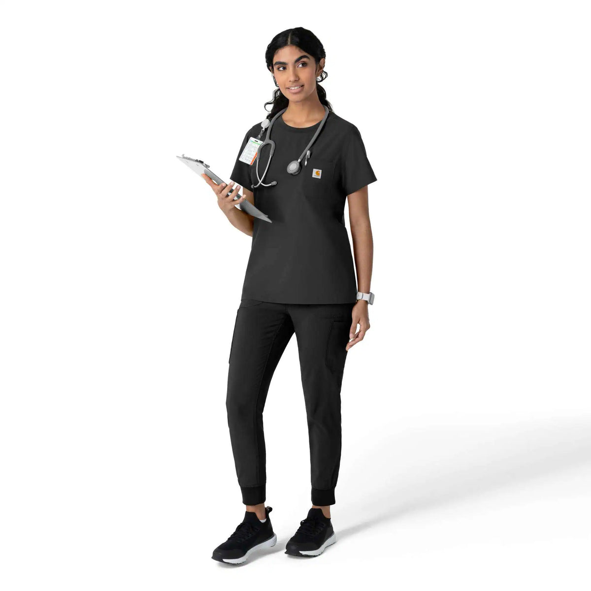 Women's Force Cross-Flex Crew Neck Scrub Top