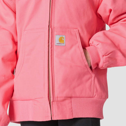 Girls' Canvas Insulated Hooded Active Jac (Youth)
