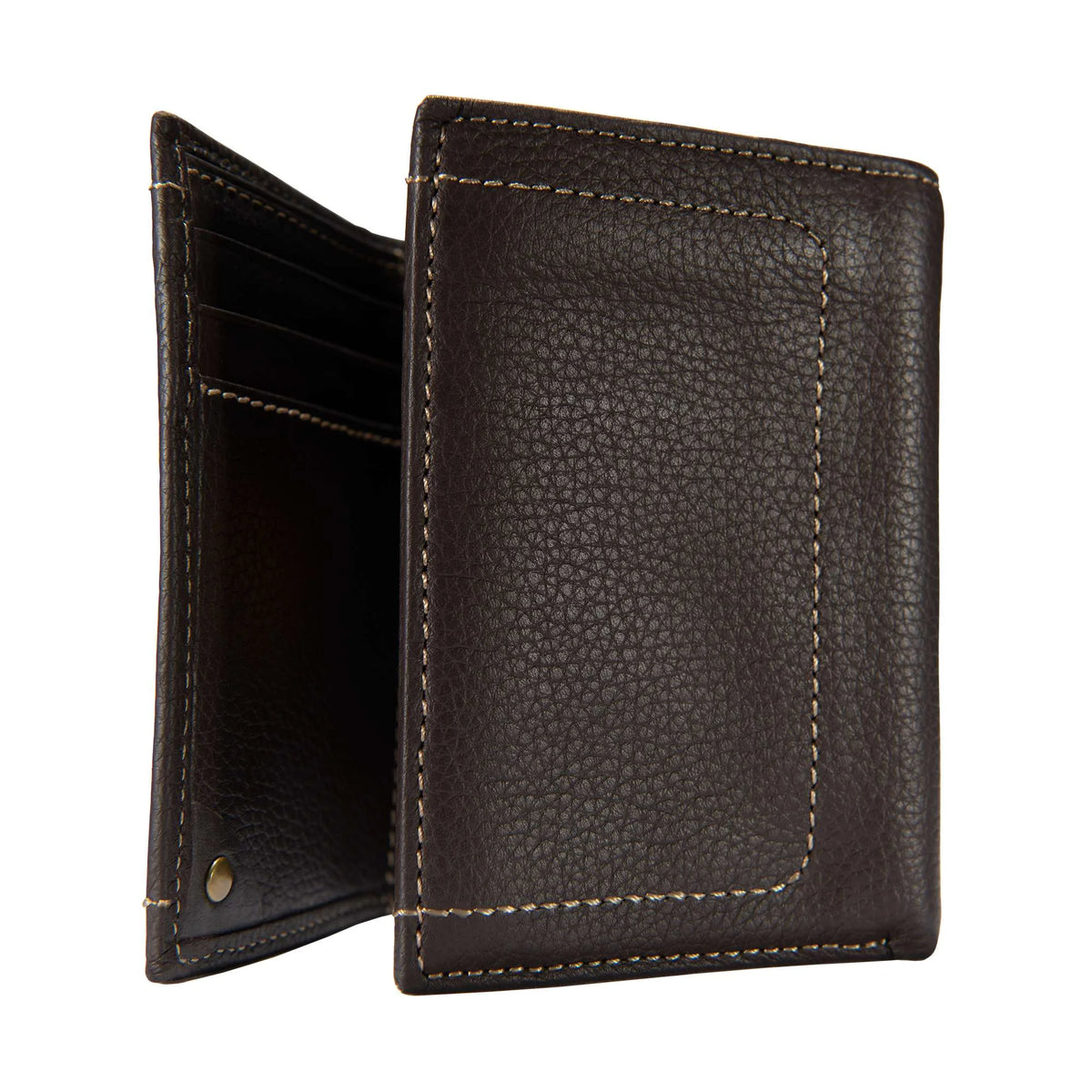 Pebble Leather Trifold Wallet