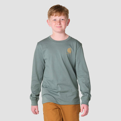 Boys' Long Sleeve Utility Vehicle Pocket T-Shirt (Toddler/Child/Youth)
