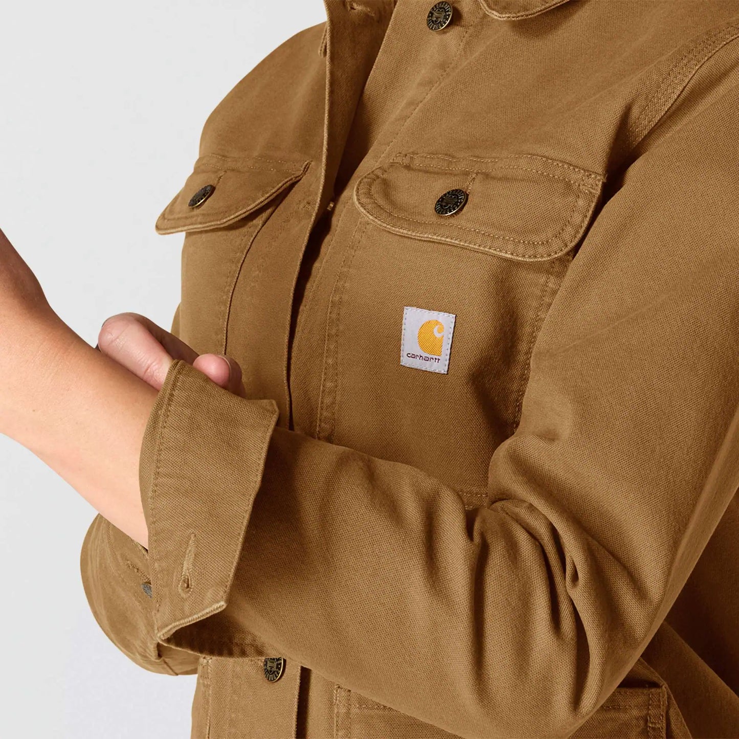 Women's Iconic Stretch Duck Chore Coat