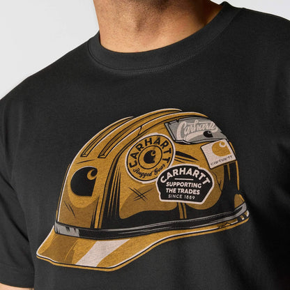 Relaxed Fit Lightweight Short-Sleeve Helmet Graphic T-Shirt