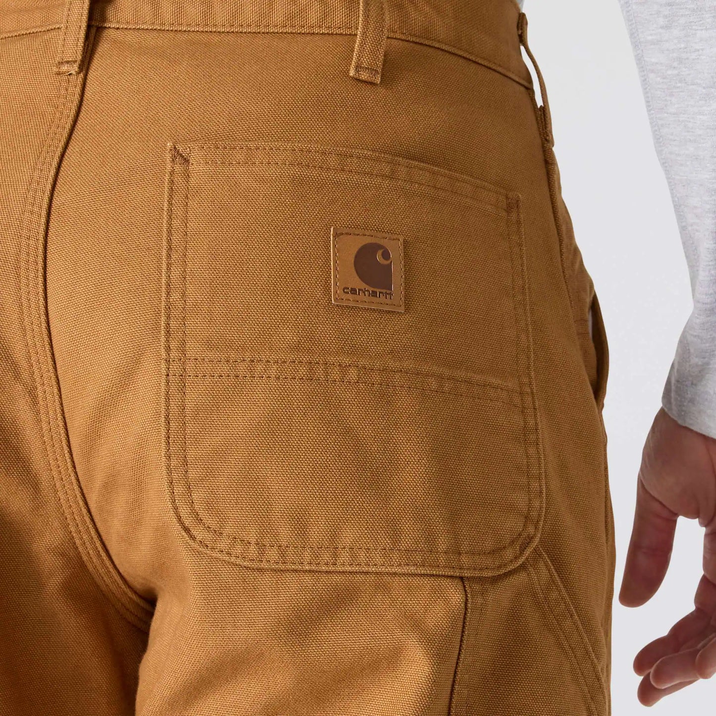Loose Straight Washed Duck Lined Dungaree
