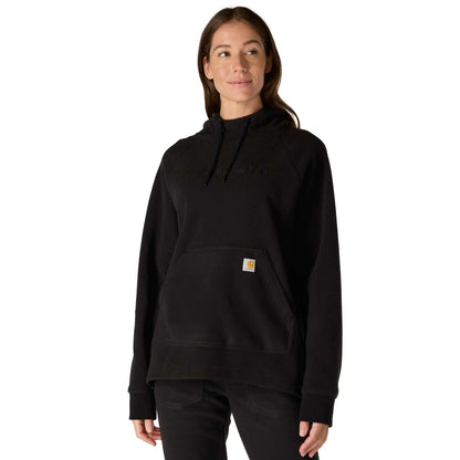 Women's Carhartt Force® Oversized-Fit Fleece Hooded Sweatshirt