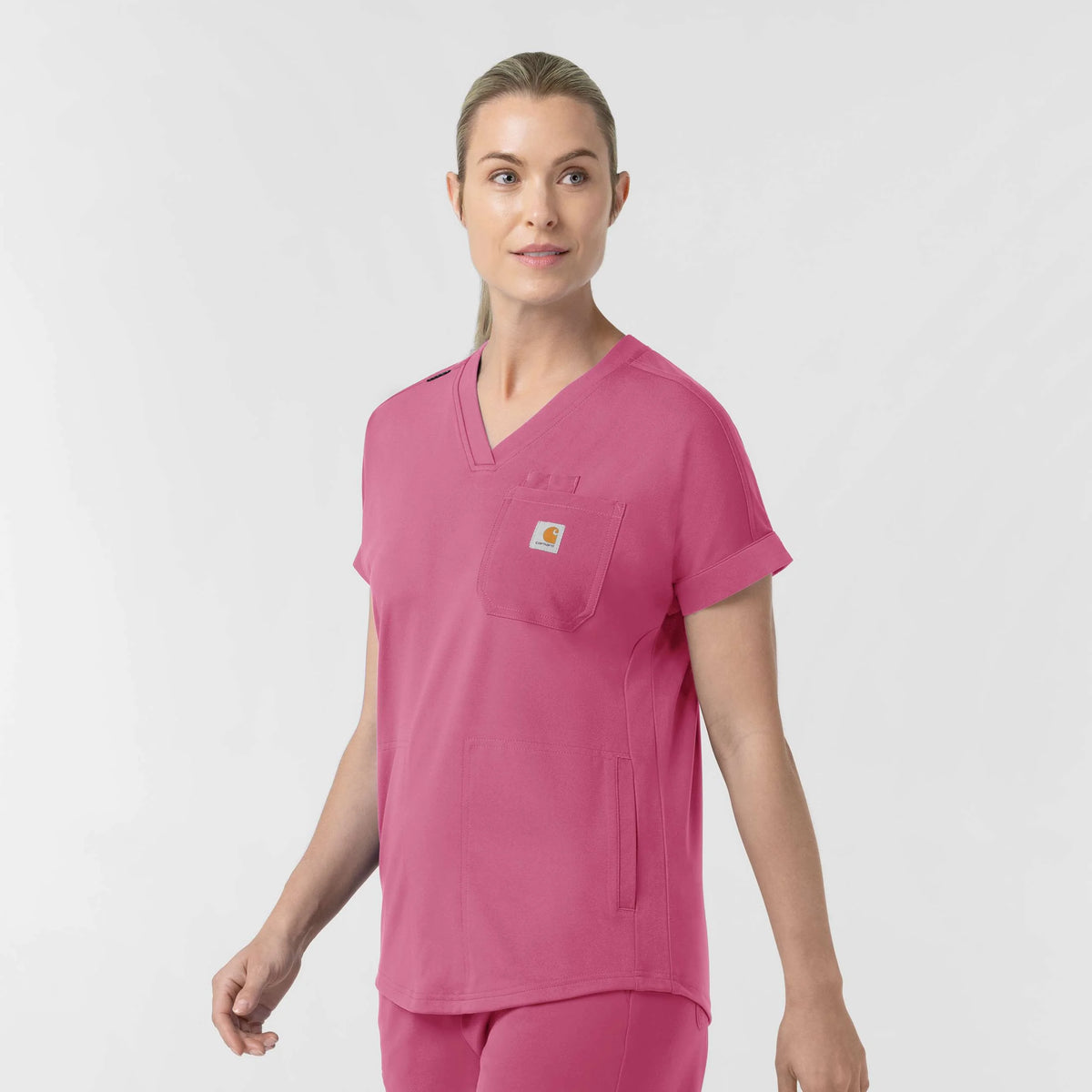 Women's Force Cross-Flex Knit V-Neck Scrub Top