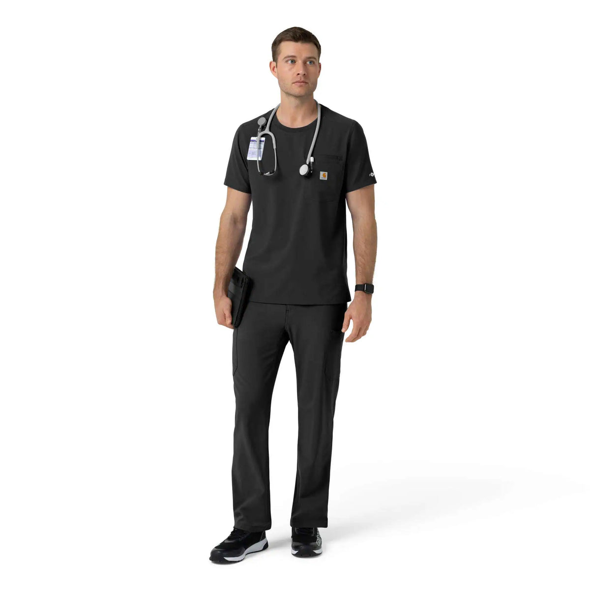 Force Cross-Flex Crew Neck Scrub Top