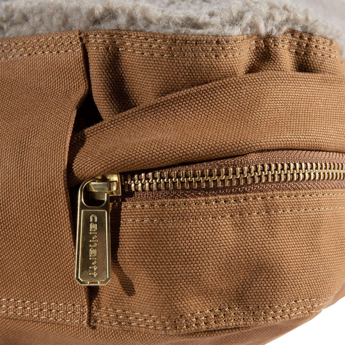 Medium Firm Duck Sherpa Top Dog Bed