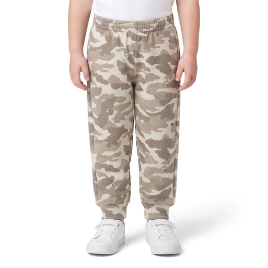 Boys' Elastic Waistband Fleece Printed Camo Sweatpant (Baby/Toddler)