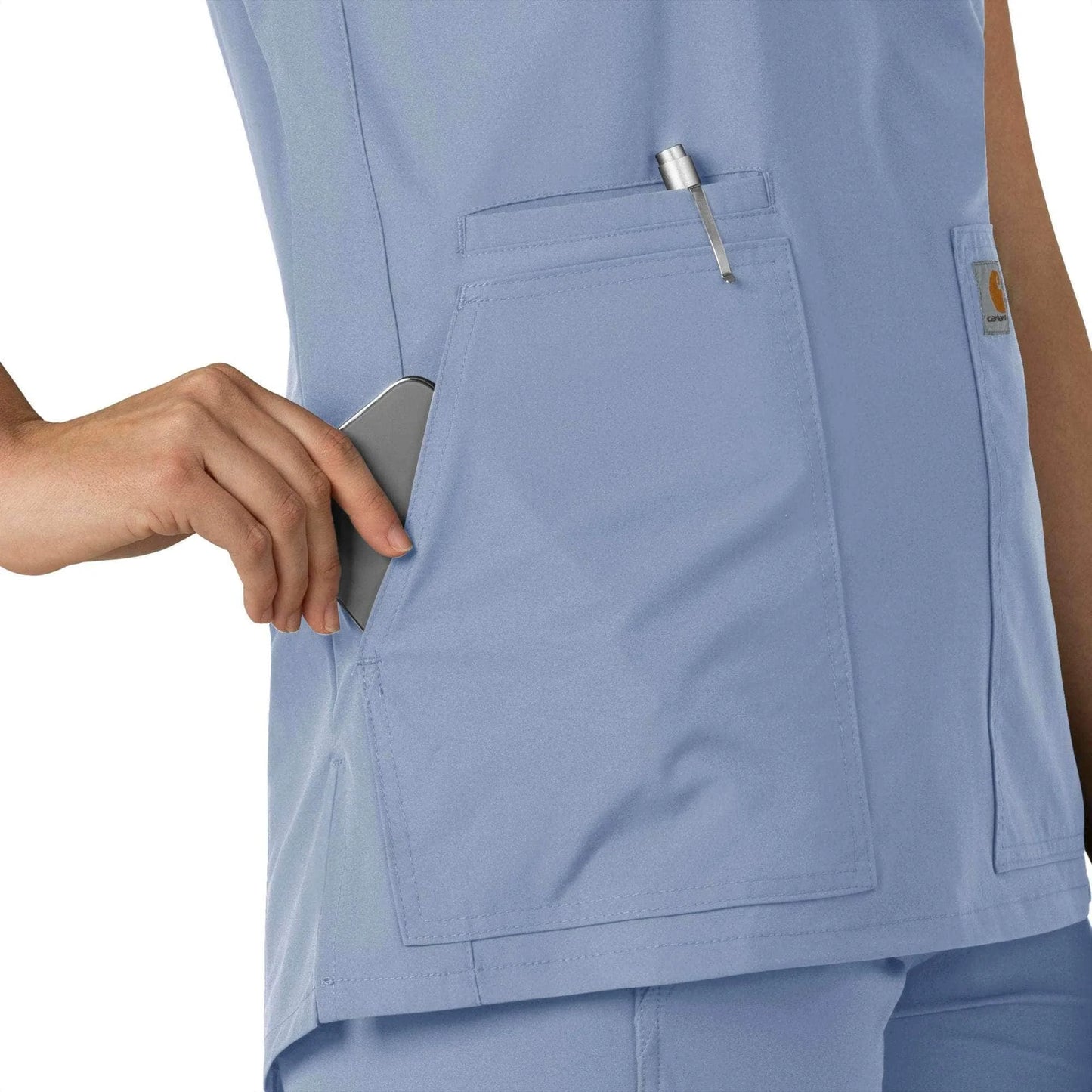 Women's Force Essentials Notch Neck Tunic Scrub Top