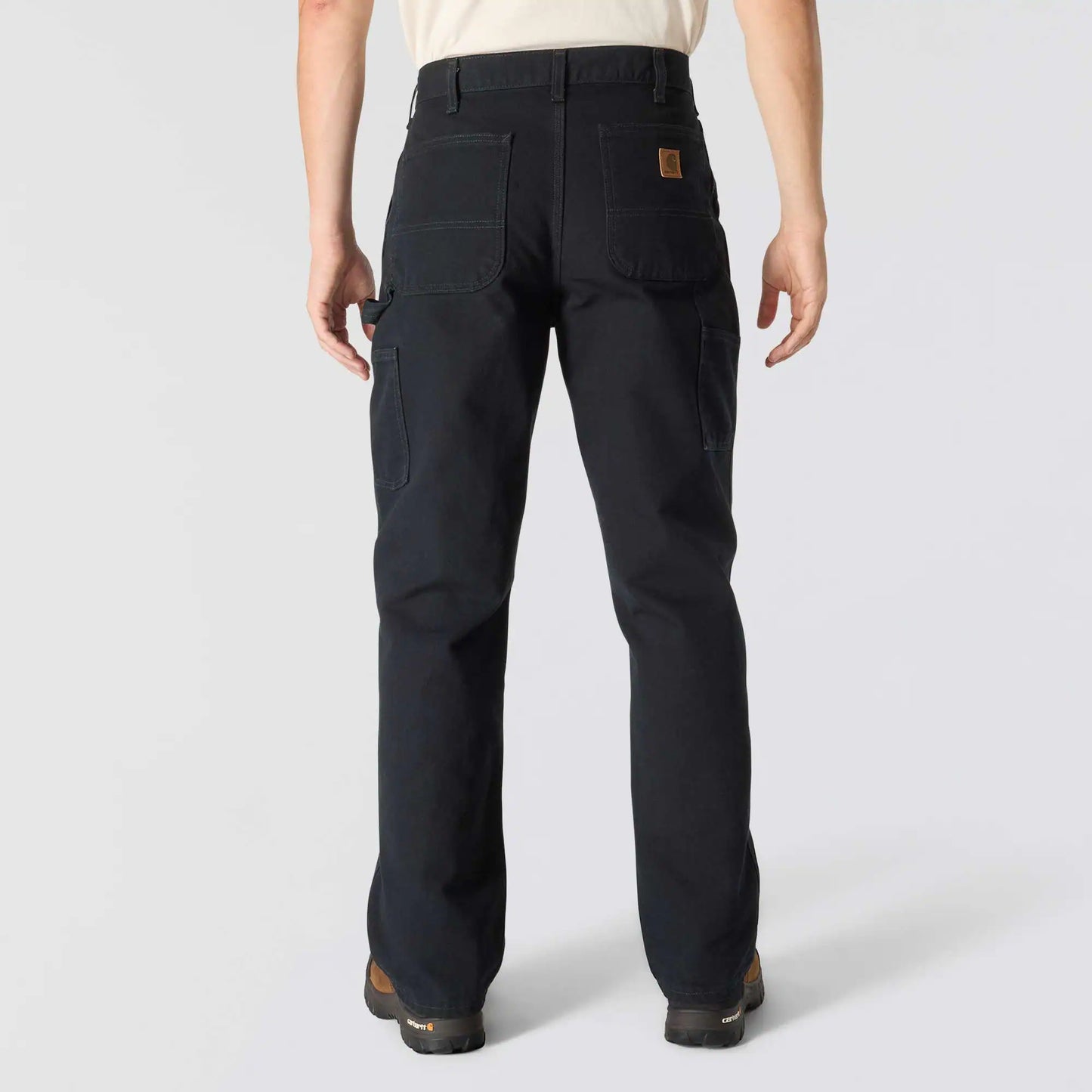 Loose Straight Washed Duck Dungaree