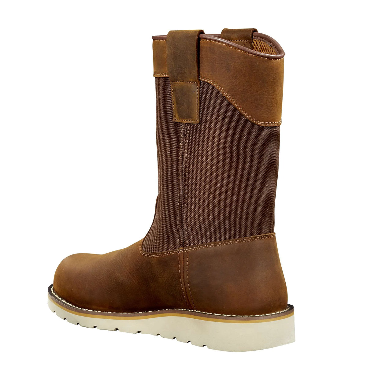 Waterproof 10" Steel Toe Wellington Wedge Boot