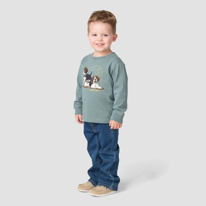 Boys' Long Sleeve Puppy T-Shirt (Toddler)