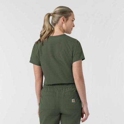 Women's Rugged Flex FLD Tuck-in Scrub Top