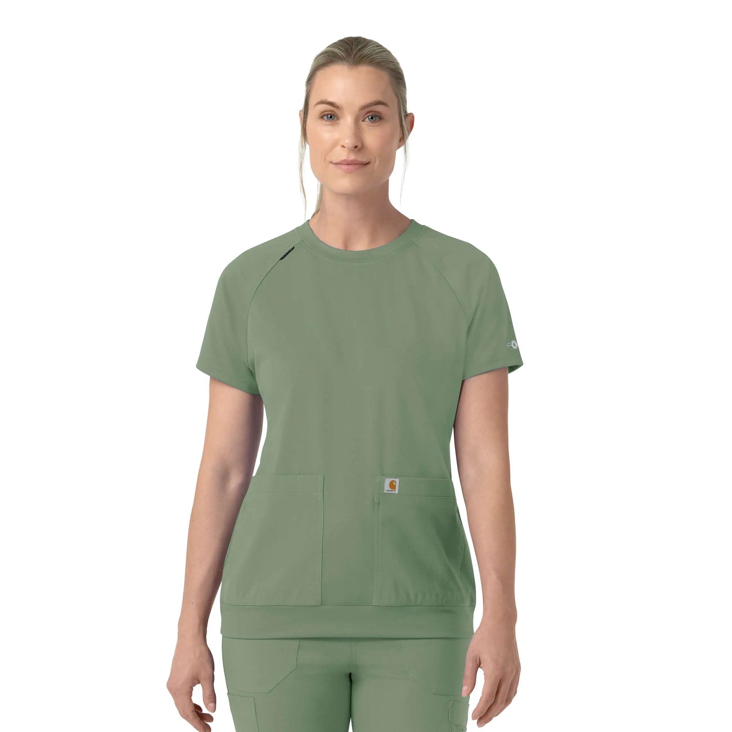 Women's Force Cross-Flex Knit Crew Neck Scrub Top