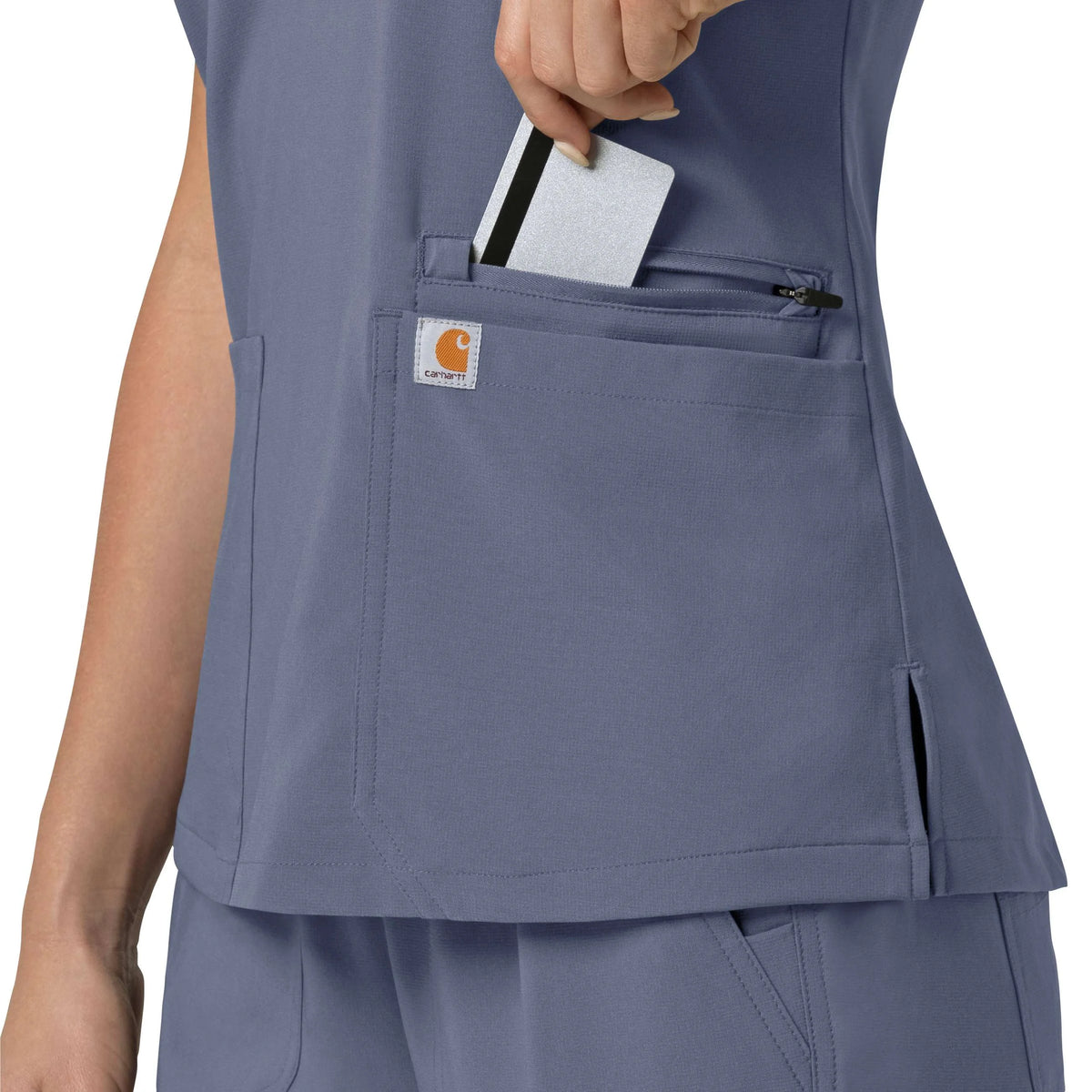 Women's Force Cross-Flex  Flex Panel V-Neck Scrub Top