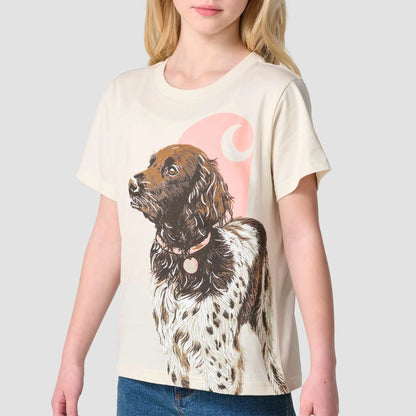 Girls' Short Sleeve Dog T-Shirt (Toddler/Child/Youth)