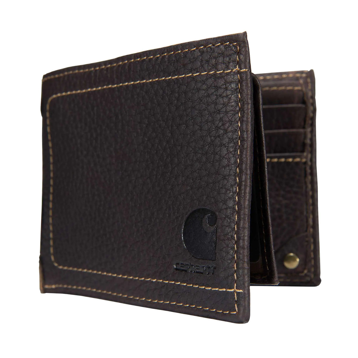 Pebble Leather Passcase Wallet