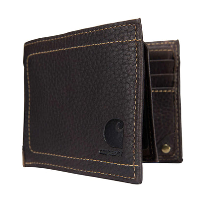 Pebble Leather Passcase Wallet